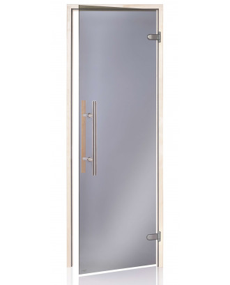 Porta Sauna Ad Premium Light, Aspen, Grigio 80x200cm
