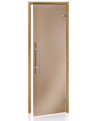 Porta Sauna Ad Premium Light, Thermo Aspen, Bronzo 80x200cm PORTE SAUNA