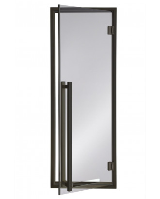 Porta per sauna Ad Modern, Aspen, Grigio 90x210cm PORTE PER SAUNA