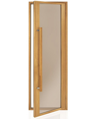 Porta per sauna Ad Etna, Thermo Aspen, Bronzo 90x210cm PORTE PER SAUNA