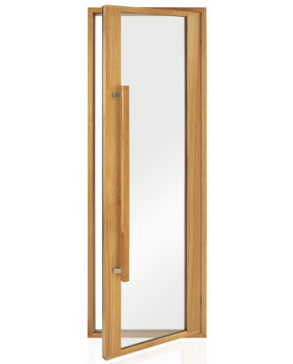 Porta per sauna Ad Etna, Thermo Aspen, Trasparente 90x210cm PORTE PER SAUNA