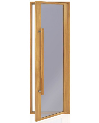 Porta per sauna Ad Etna, Thermo Aspen, Grigio 70x210cm PORTE PER SAUNA