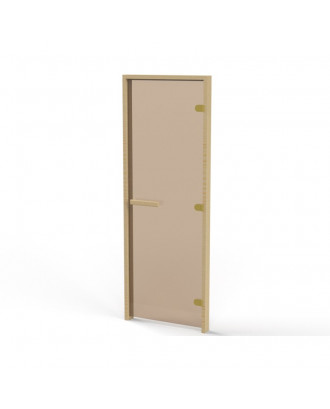 Porta per sauna, ontano, vetro bronzo 70x180 cm PORTE SAUNA