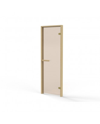 Porta per sauna, pino, vetro bronzo 70x190 cm PORTE SAUNA