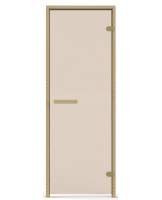 Porta per sauna, pino, vetro bronzo 6 mm, 70x190 cm