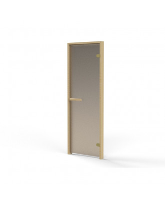 Porta per sauna, pino, vetro bronzo opaco 70x180 cm PORTE SAUNA