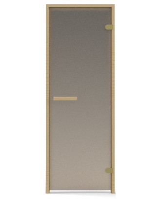 Porta per sauna, pino, vetro bronzo opaco 6 mm, 70x180 cm