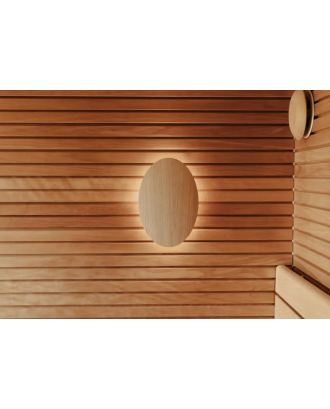 Lampada per sauna HUUM OVO, legno naturale ILLUMINAZIONE SAUNA E HAMMAM