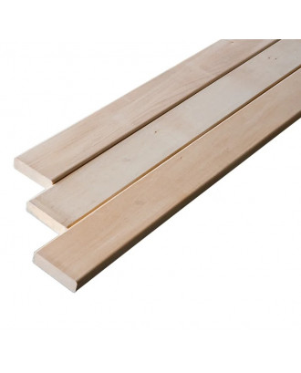 PANCA IN TIGLIO 24x90mm 1000-2400mm A SORT LEGNO PER SAUNA