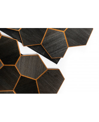 Pannelli decorativi in legno Royal Black, Abachi LEGNO PER SAUNA